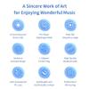 LEAUDIO TRN Seahorse Classic High-Fidelity Flat Earphone 14.2mm Large Dynamic Driver Unit Non-in-Ear Headphones (Without mic) view 2