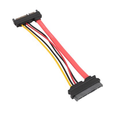15-Pin SATA Power Extension Cable, SATA22P Male to SAS29P Female Cable, Hard Drive Power Cable, SATA Power Connector Supply Extension Cable, 0.15m