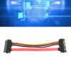 15-Pin SATA Power Extension Cable, SATA22P Male to SAS29P Female Cable, Hard Drive Power Cable, SATA Power Connector Supply Extension Cable, 0.15m view 2