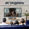 YXX7XY HDMI KVM 4x1 2x1 2x2 Switch USB 2.0/3.0 Keyboard Mouse Printer Sharing 4 Devices 4K@30Hz/60Hz(2In-1Out-HDMI) view 3