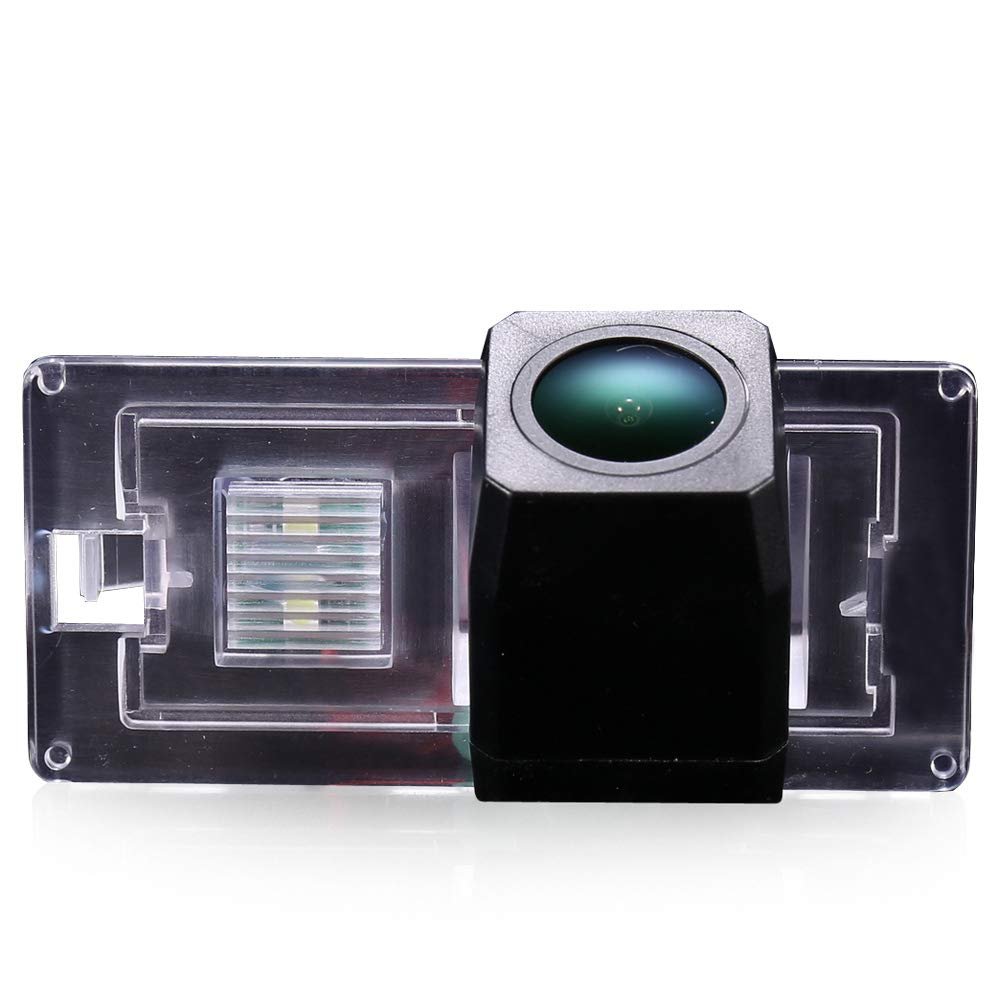 HD IP68 170 Night Vision Reversing Plate Light License Rear View Backup Camera Compatible with BMW E53 X5 E46 R50 R52 R53 W10 W11 E88 F22 F23 F45 F46 E90 E91 E92 E93 F80 F81 F30 F31 F34 F82 E39(7020)