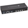 KVM Switch 2 Monitors 4 Computers 4K 120Hz Dual Displayport USB 3.0 Switcher for 4 PC Share Keyboard Mouse(US Power Adapter) view 1