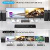 KVM Switch 2 Monitors 4 Computers 4K 120Hz Dual Displayport USB 3.0 Switcher for 4 PC Share Keyboard Mouse(US Power Adapter) view 2