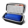 BRIGHTFUFU 3-in-1 Eva Pouch for Flip3 Black Grey Case Speaker Protection Sturdy and Compact view 1