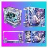 Computer Cases,Mid-Tower PC Gaming Case M-ATX/ITX - Front I/O USB 3.0 /Type-C Port - 270  Panoramic View Tempered Glass Panel - Can Be Customized Privately view 1