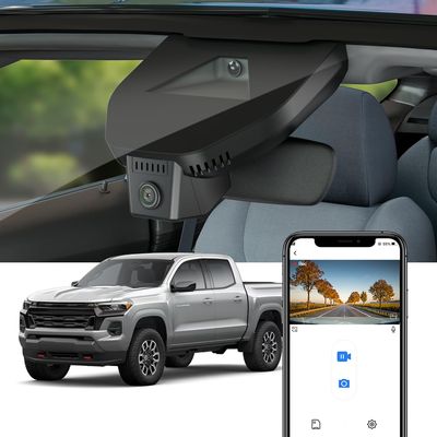 Fitcamx 4K Dash Cam Suitable for Chevy Colorado 2023-2026 with Auto-Dimming (HD2-D5800), OEM Factory Look, UHD 2160P Video, Built-in WiFi & APP, Loop Recording, G-Sensor, Plug & Play, 64GB Card