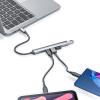 MEIBAOGE USB C Hub 5 in 1 Type C with 60W Charging,2xUSB2.0 USB3.0 USB C 10Gbps for Laptops, Desktops, and Mobile Devices view 2