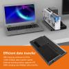 External GPU Dock, USB4.0 40Gbps GPU Enclosure with TB3, M.2 NVMe Interface, Aluminum Alloy, PD 60W, RJ45, PCIe x16 Support view 3