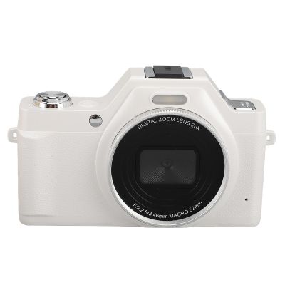 5K Digital Camera Autofocus Vlogging Camera for YouTube 58MP Camera for Photography and Video, Anti Shake Face Detection 2.88 Inch LCD Display Travel Camera for Vlogging (White)