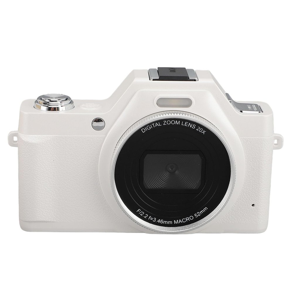 5K Digital Camera Autofocus Vlogging Camera for YouTube 58MP Camera for Photography and Video, Anti Shake Face Detection 2.88 Inch LCD Display Travel Camera for Vlogging (White)