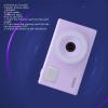 4K Digital Camera for Photography, Auto Focus Vlogging Video Camera for, Anti Shake 16X Digital Zoom 2.4 Inch Screen Travel Camera with Fill Light Over 20 Filters (Purple) view 4