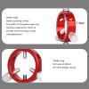 6 Hole 50mm Guide Scope Ring with Protective Caps, Aluminum Alloy Astronomy Telescope Mounting Bracket, Red, Easy to Carry, Suitable for 30-50mm Telescopes, M6 Screw Support view 3
