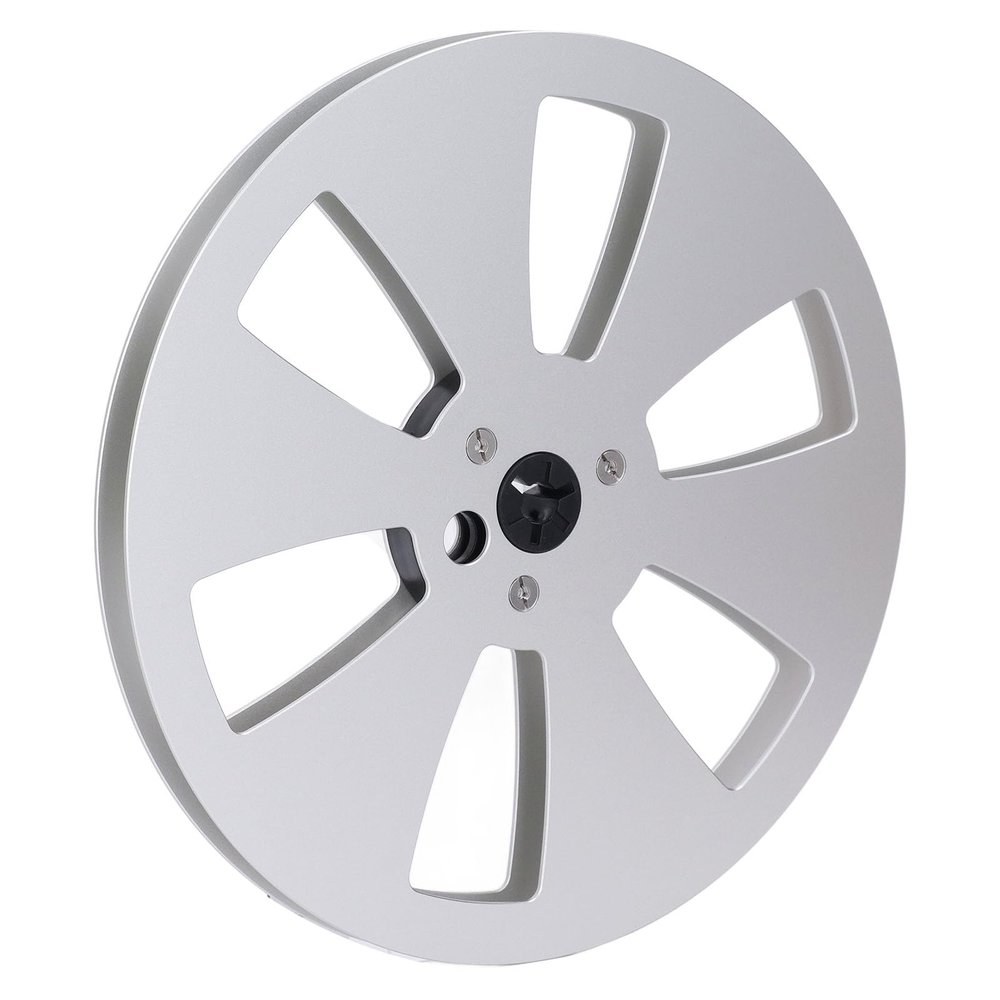 1/4 7 Inch Empty Tape Reel, 6 Hole Metal Aluminum Alloy Universal Open Reel Sound Tape Empty Reel for Reel to Reel for TEAC/for Studer Tape Recorder Opening Machine Parts