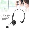 QANYEGN Telephone Headset, Single Ear Customer Service Headphone, Phone Headset with Microphone for Cordless Landline Phones view 2