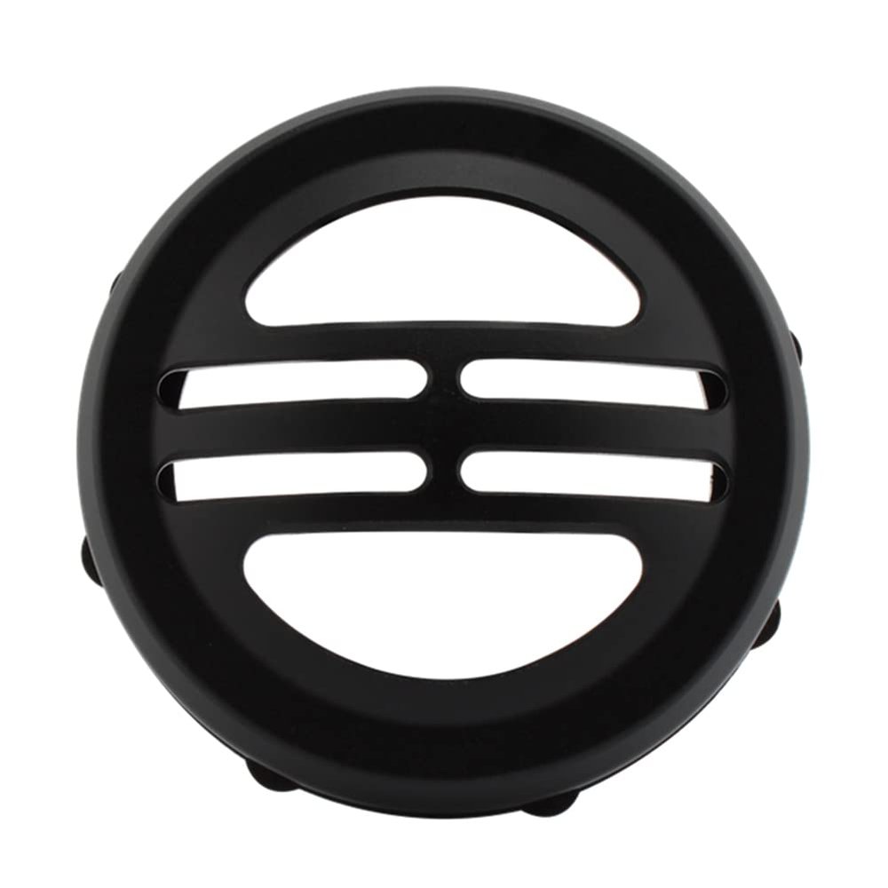 BACAR Cnwaga3 Aluminium Decorative Horn Cap Cover Black for Model Bobber Motorbike