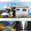 10,36-Inch 3 Split Touchable 128GB Large Audio Screen 1080P Backup Camera Monitor & Built-in DVR Video Recorder for RV Truck Trailer Rear Side Front Reversing View Wired System Image Waterproof view 2