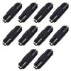 XYRSTOLR DC Power Connector Adapter 12V 5.5mm x 2.1mm, 12/24V Female to Female Power Jack Socket for Led Strip CCTV Security Camera Cable Wire Ends Plug Barrel - (10 Pcs) view 1