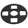 1/4 10.5 Inch Empty Tape Reel 4 Hole Aluminum Alloy Opening Reel Sound Takeup Reel for Reel to Reel Tape Player (Black) view 2