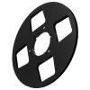 1/4 10.5 Inch Empty Tape Reel 4 Hole Aluminum Alloy Opening Reel Sound Takeup Reel for Reel to Reel Tape Player (Black) view 3