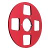 1/4 10.5 Inch Empty Tape Reel 4 Hole Aluminum Alloy Opening Reel Sound Takeup Reel for Reel to Reel Tape Player (Red) view 4