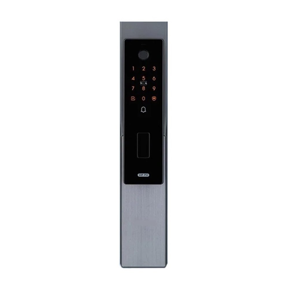 Compatible with Samsung Smart Digital Door Lock SHP-P53 Biometric Fingerprint Doorlock Security Intelligent Home Locks with Password,Card,Key(Copper)