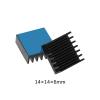 1/10pcs Aluminum Heatsink Multiscale Heat Sink Radiator Cooling for Electronic Chip IC Raspberry Pi with Thermal Conductive Tape(10pcs-05) view 2