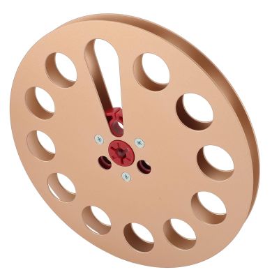 1/4 7 Inch Universal Empty Tape Reel, Aluminum Alloy Open Reel Sound Tape Empty Disc, Suitable for ReVox Studer Opening Machine Parts (Gold)
