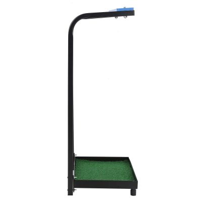 aqxreight 9 Holes Steel Storage Rack Holder Putter Display Shelf Stand Tool Supplies and Layout This Storage Rack is Spacesaving Solution STO Stand Putter Holder