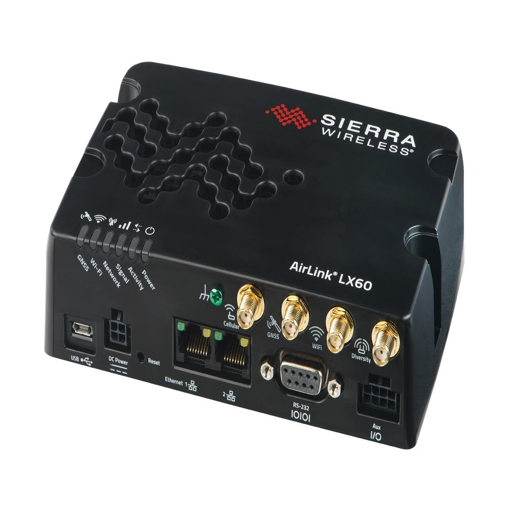 Sierra Wireless AirLink LX60 Dual Gigabit Ethernet LTE Router for AT&T