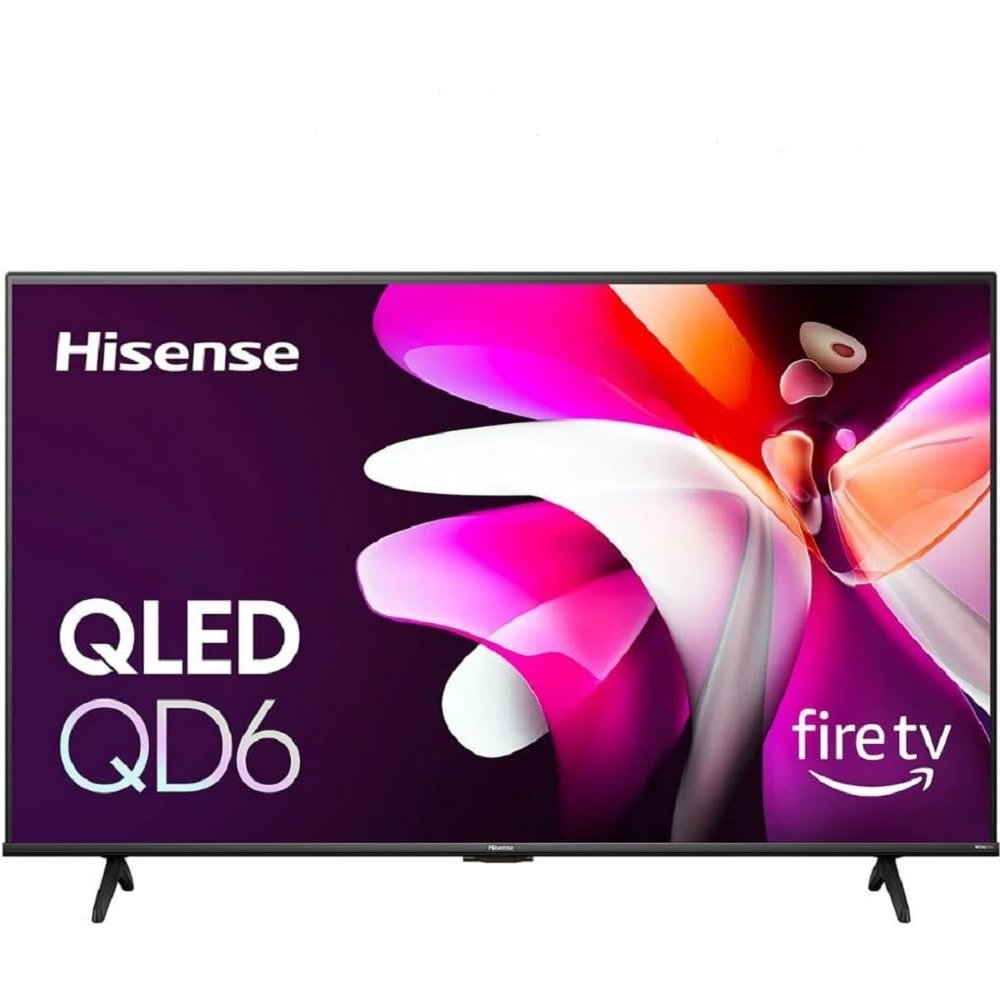 Hisense 50" Class QD6 Series 4K UHD QLED QLED Color TV, Dolby Atmos and Dolby Vision, 4K AI Upscaler - 50QD65NF