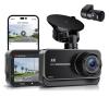 4K Dash Cam WiFi 4K CAR DVR Dashcam Black Box Dual Dash Cam Car Video Recorder Dvrs Kamera Video Registrator(4K 1080P BL,1 pcs) view 2