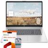 HP Business Laptop Computer, 17.3" FHD IPS LED Laptop 32GB RAM 2TB SSD, Intel Core i3-N305, Windows 11 Pro Laptop with Microsoft Office Lifetime Suite, Fingerprint Reader, SageNova Earphones, Silver