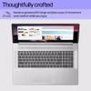 HP Business Laptop Computer, 17.3" FHD IPS LED Laptop 32GB RAM 2TB SSD, Intel Core i3-N305, Windows 11 Pro Laptop with Microsoft Office Lifetime Suite, Fingerprint Reader, SageNova Earphones, Silver view 2