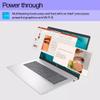 HP Business Laptop Computer, 17.3" FHD IPS LED Laptop 32GB RAM 2TB SSD, Intel Core i3-N305, Windows 11 Pro Laptop with Microsoft Office Lifetime Suite, Fingerprint Reader, SageNova Earphones, Silver view 4