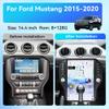 14.4 Inch Tesla Style Screen Android 14.0 Car Stereo for Ford Mustang 2015-2021 Car GPS Navigation Multimedia Player Radio Tape Unit (SYNC2) view 2