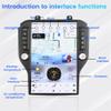 14.4 Inch Tesla Style Screen Android 14.0 Car Stereo for Ford Mustang 2015-2021 Car GPS Navigation Multimedia Player Radio Tape Unit (SYNC2) view 4