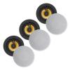 Lithe Audio 03203 Bluetooth Wireless 6.5" Ceiling Speakers (3 Master & 3 Passives) view 1