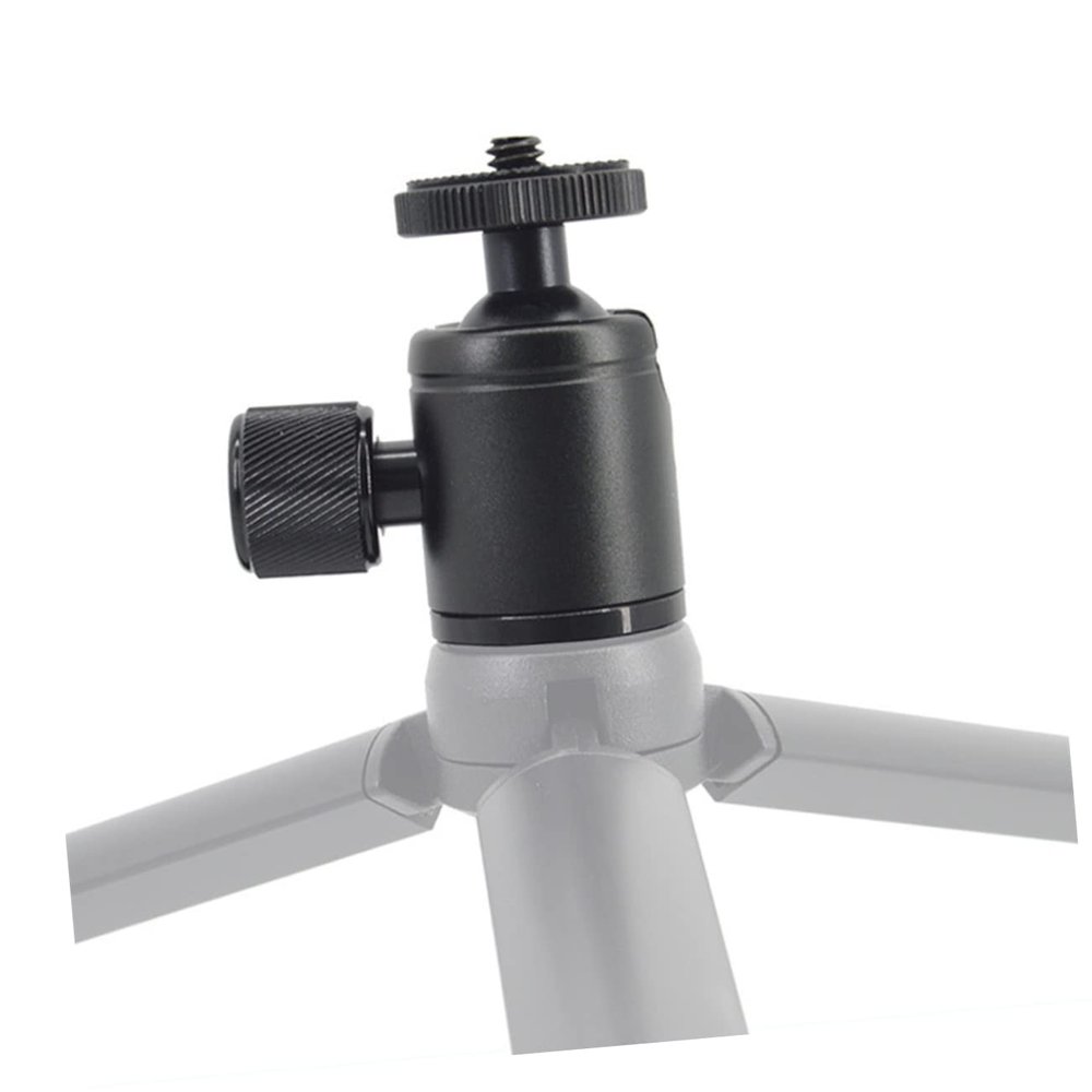 Hoement Photography Light Bracket Screw Mini Mount for Tripod Rotation for Cameras Led Lights and Monitors Black