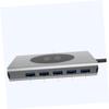 HOMSFOU Multi-Function Type Video USB Card Reader Pd Charging Extra USB Ports Compatible Laptop view 2