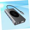 HOMSFOU Multi-Function Type Video USB Card Reader Pd Charging Extra USB Ports Compatible Laptop view 3