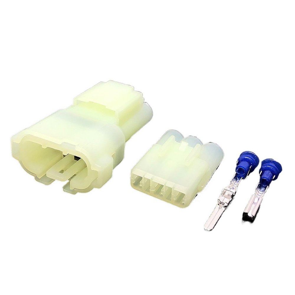 1/5/10 Set 2 3 4 6 Pin HM 090 Auto Electrical Wire Cable Connector 2.2MM Male Female p/Lug with Terminals and Seals(3p,1 Set)