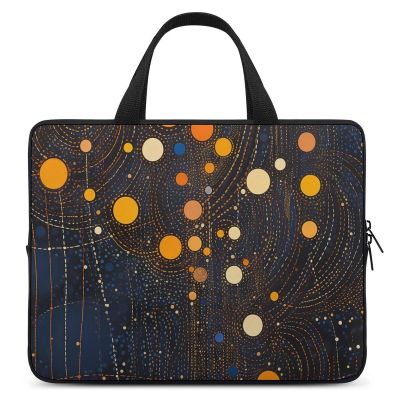 15 Inch Laptop Sleeve Case,Dot Painting Printed Water Resistant Laptop Case Cover,Computer Cases for Laptops 11-17 Inch, 360 Protective Slim Shockproof Computer Carrying Bag for Men Women