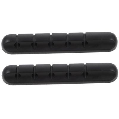 CIYODO 2pcs Silicone Cable Organizer Data Cable Holder for Home Office Under Desk Cord Organizer Creative Design