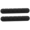 CIYODO 2pcs Silicone Cable Organizer Data Cable Holder for Home Office Under Desk Cord Organizer Creative Design view 1