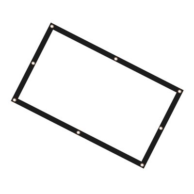 HOMSFOU Foldable Projector Screen for Projector Hanging Screen Material for Home Theater Office School Church