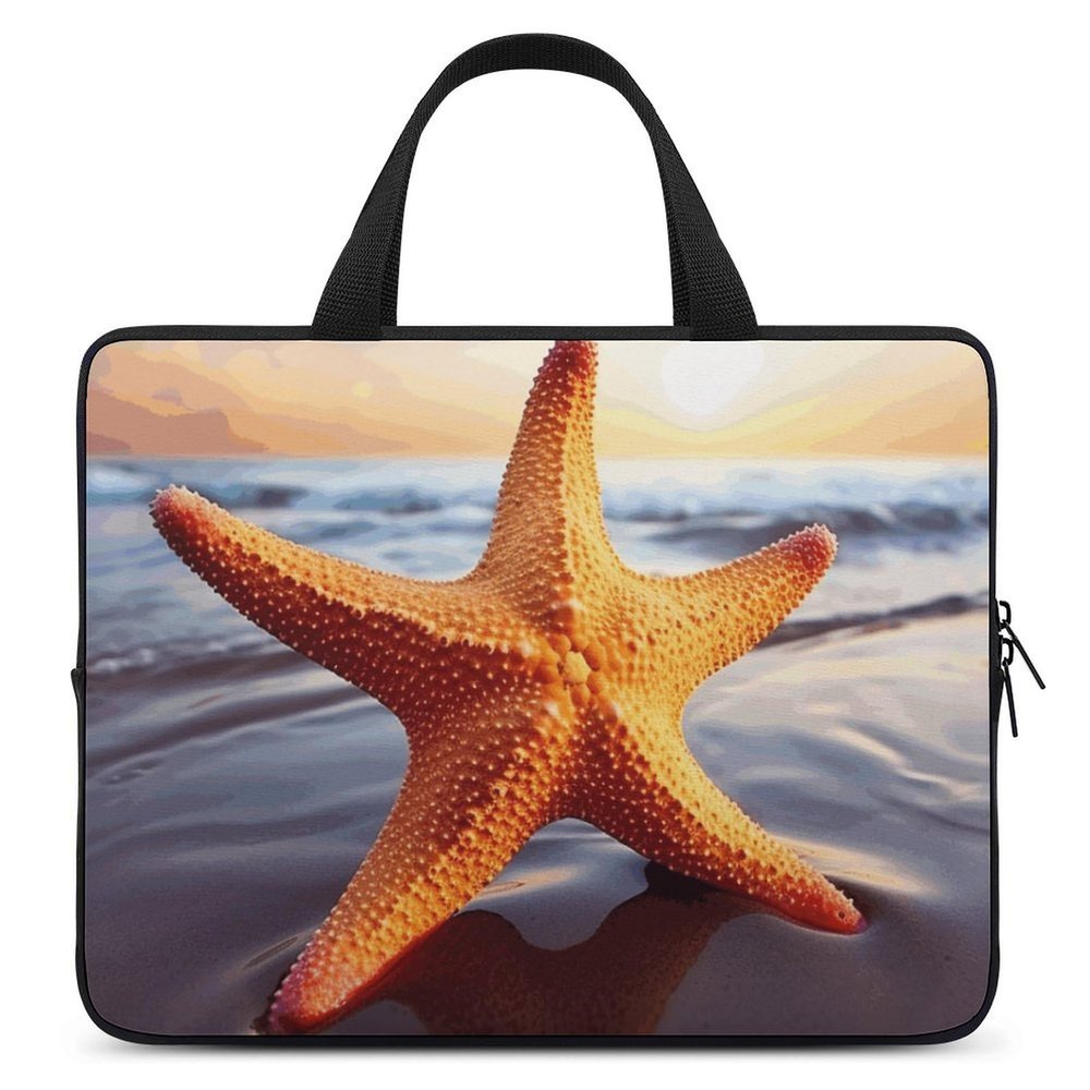 15 Inch Laptop Sleeve Case,Starfish Printed Water Resistant Laptop Case Cover,Computer Cases for Laptops 11-17 Inch, 360 Protective Slim Shockproof Computer Carrying Bag for Men Women
