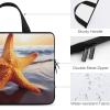15 Inch Laptop Sleeve Case,Starfish Printed Water Resistant Laptop Case Cover,Computer Cases for Laptops 11-17 Inch, 360 Protective Slim Shockproof Computer Carrying Bag for Men Women view 3