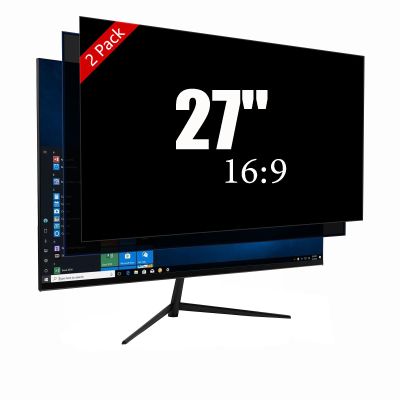 Ceydebne 27 Inch Privacy Screen for Monitor with 16:9 Widescreen Monitor Blue Light Screen Protector - Anti-Glare - Anti-Scratch Protector Film for Data Confidentiality Privacy Shield [2 Pack]
