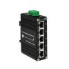 BAISULI Industrial Din Rail Switch Gigabit Ethernet Industrial Managed 5 Ports (PoE) Gigabit Ethernet Switch 10/100/1000Mbps Ethernet Switch DC12~48V DIN-Rail&Wall-Mount(Managed 5 RJ45 PoE) view 1