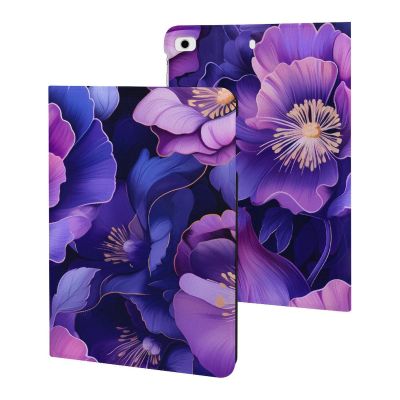 African Violet Tablet Case Compatible with ipad Mini 1/2/3/4/5 (7.9in) TPU Protective Case Auto Sleep/Wake Cover